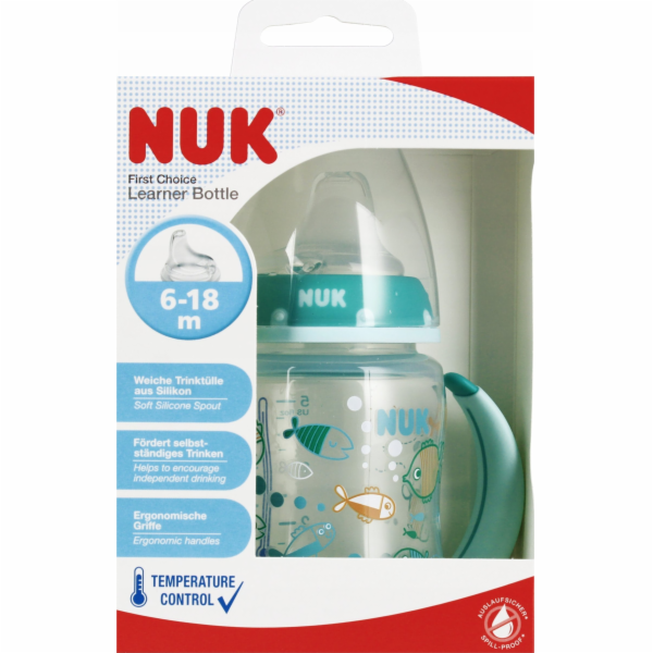 NUK NUK LÁHEV PP 150ML 6-18FC TYRKYSOVÁ 10215335 1/6