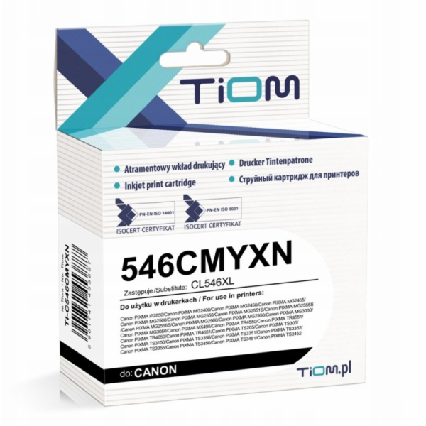 Tiom Inkoust pro Canon 546CMYXN | 8288B001 CL546XL | 340 ...