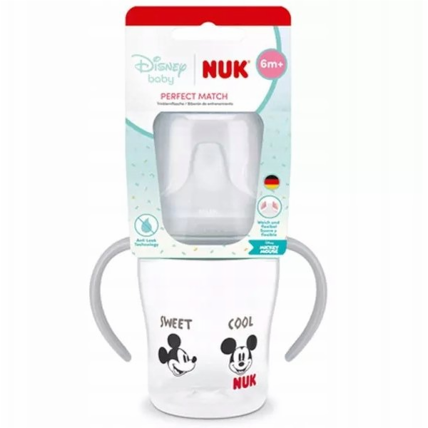 NUK LAHEV 150ML S RUKOJEŤEM 6M MICKEY POP102153981/6