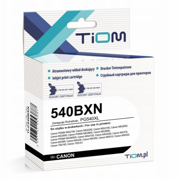 Tiom Inkoust pro Canon 540BXN | 5224B001 | PG540XL | 670 ...