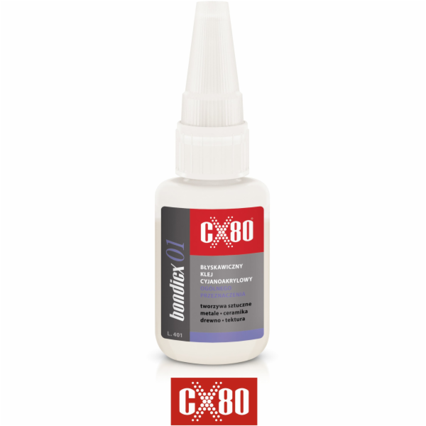CX80 BONDICX 01 50G INSTANTNÍ KYANOAKRYLÁTOVÉ LEPIDLO