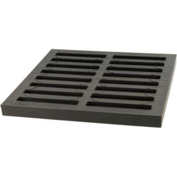 UN ŠACHTOVÁ MŘÍŽKA 300*300 PVC A15 GRAFIT