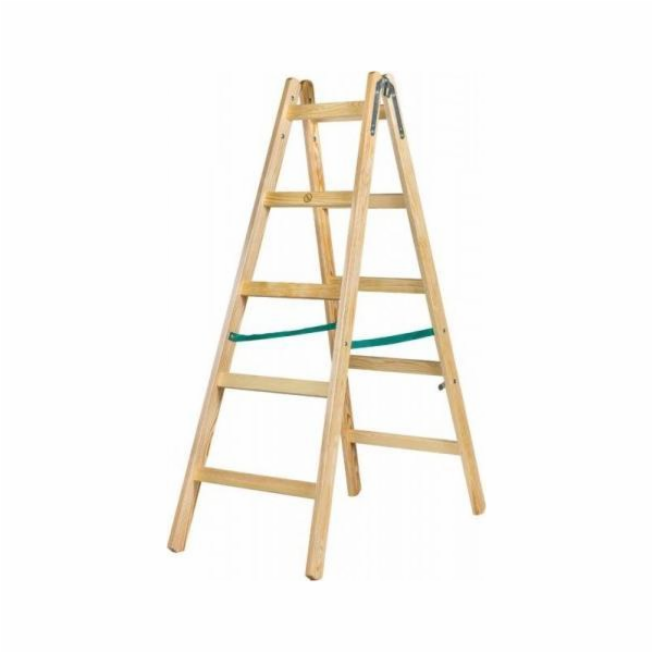 Braket DŘEVĚNÝ ŽEBŘÍK STANDARDNÍ 2X5 PŘÍČKŮ 153 CM