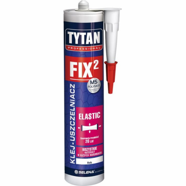 Tytan FIX2 ELASTICKÉ MONTÁŽNÍ LEPIDLO 290ML BÍLÉ TITANIUM