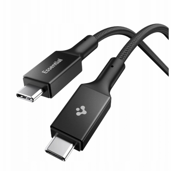 Spigen EB10015CC ESSENTIAL TYPE-C KABEL 100W 150CM ČERNÝ