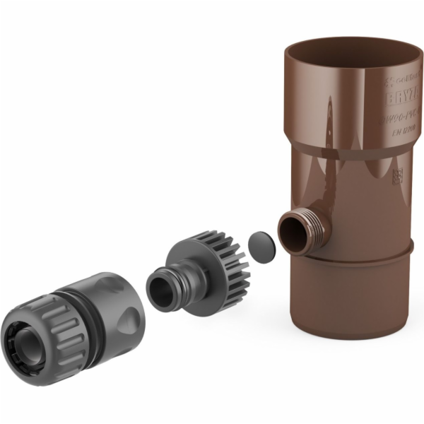 Bryza regenerátor dešťové vody hnědý PVC 90mm (62-202)