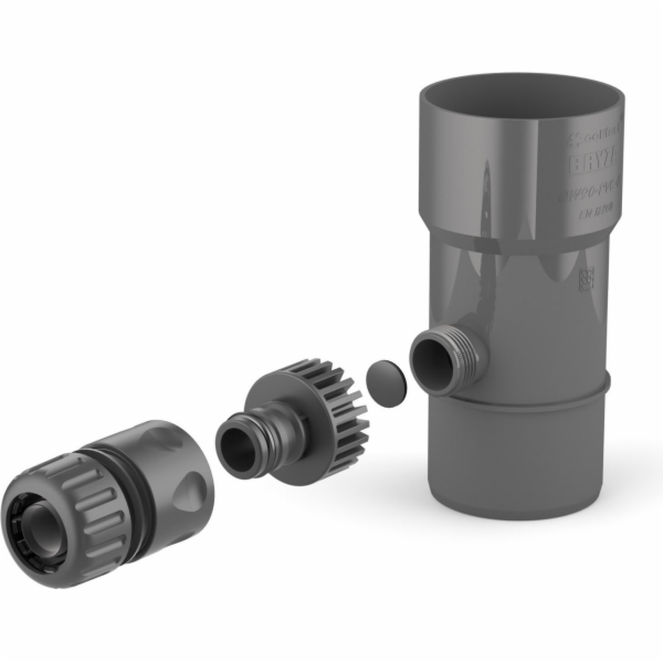 Bryza recyklátor dešťové vody grafit PVC 90mm (62-204)