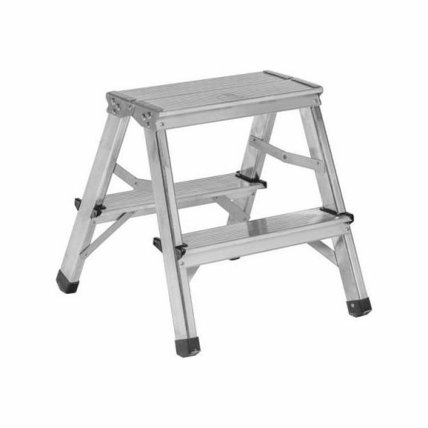 AWTools AW ŽEBŘÍKOVÁ STOLIČKA 2 SCHODY 120 KG AW23002