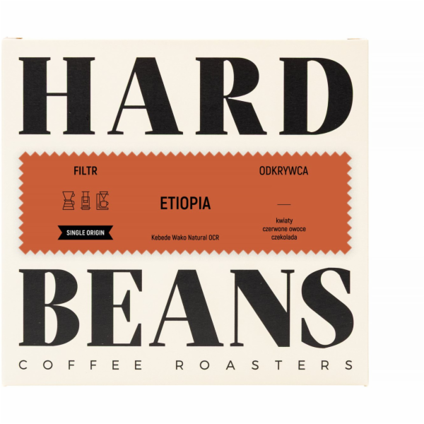 Hard Beans Tvrdá káva Beans Etiopie Kebede Wako OCR filtr...