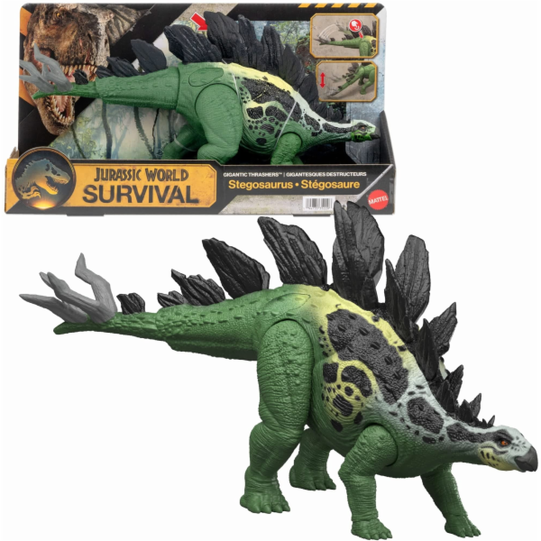 Mattel Jurský svět Figurka Stegosaura - Obří útok (JKL85)