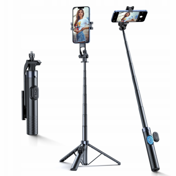 Wozinsky Selfie tyč WC1Y70S teleskopický stativ 1,7 m s d...