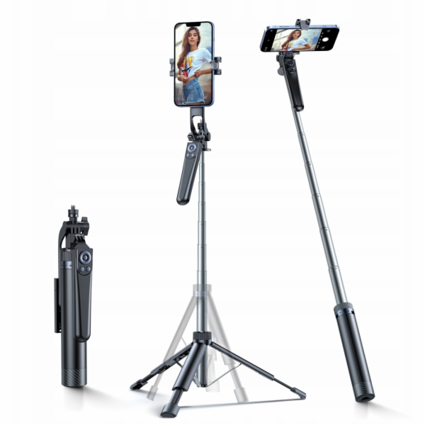 Wozinsky Selfie tyč WC1Y30S teleskopický stativ 1,3 m s d...