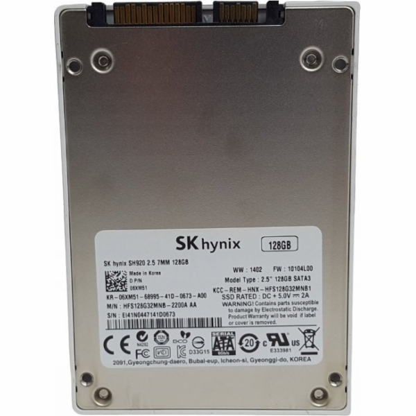 Hynix SSD Hynix SSD 128GB SATA SSD SSD0P29619