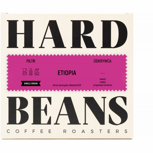 Hard Beans Kávová zrna Ethiopia Girma Sentayehu OCR, pran...