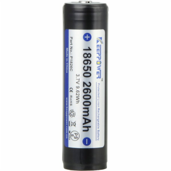 BLOW Baterie KP ICR 18650 2600mAh Li-Ion 3,7V balení/2 ks
