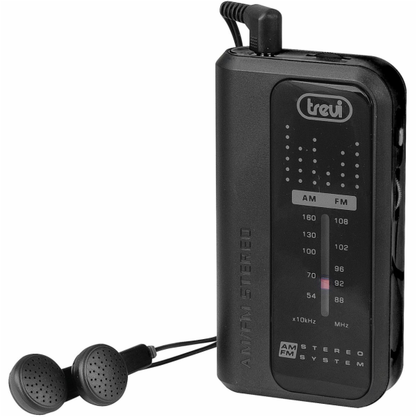 Trevi Černé kapesní rádio RA738