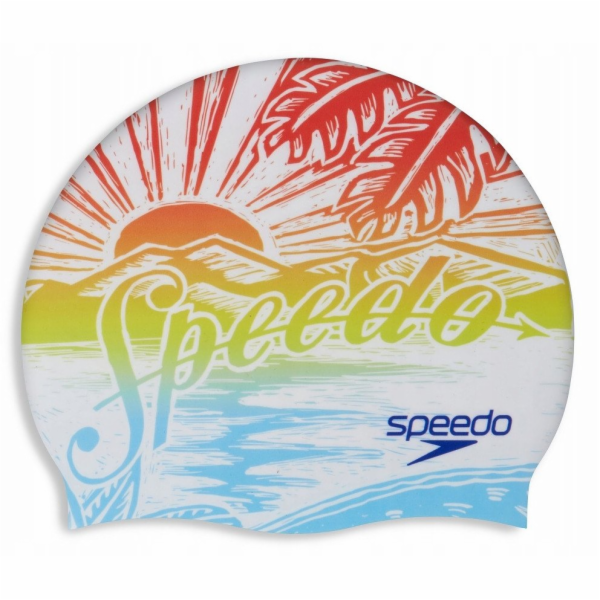 Speedo SILIKONOVÁ ČEPICE SLOGAN PRT ČEPICE AU/AF/AM