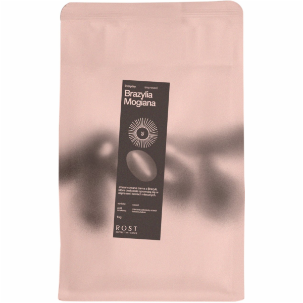 Zrnková káva ROST Brazil Mogiana Espresso 1 kg