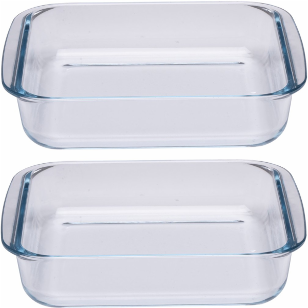 Alpina - Sada skleněných zapékacích forem (2 kusy)