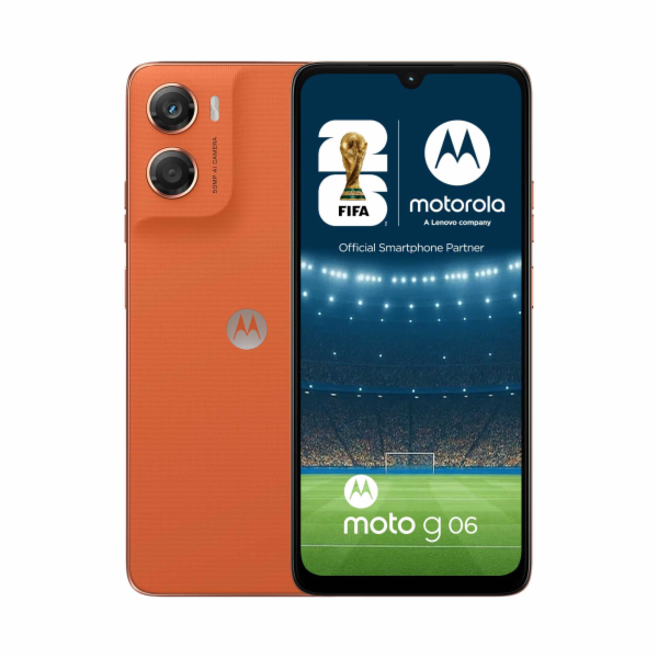 Motorola Moto G06 8GB/256GB Arabesque (oranžový)