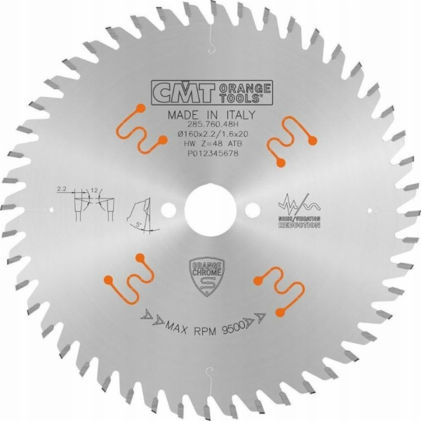 CMT Pilový kotouč na dřevo CMT 285.760.48H 160x20mm