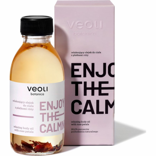Veoli Botanica Relaxační tělový olej s růžovými okvětními...