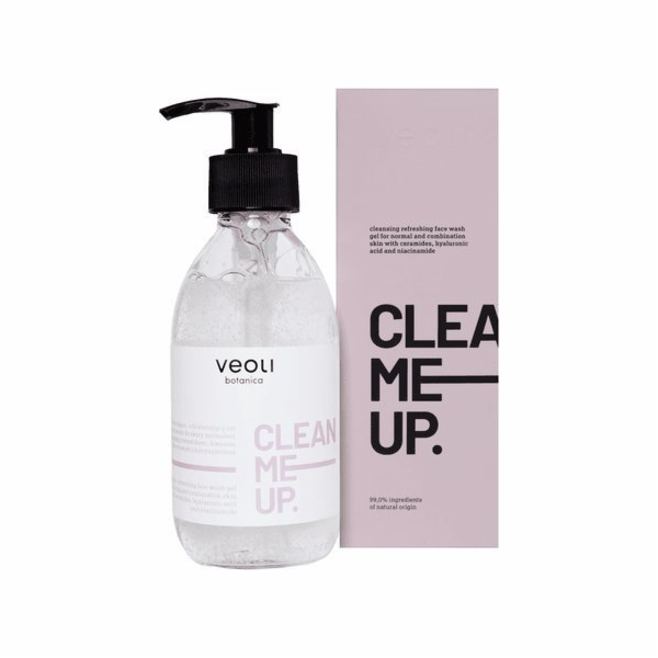 Veoli Botanica Čisticí a osvěžující gel na obličej pro no...