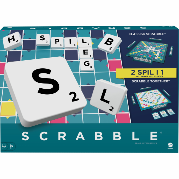 Mattel Scrabble ORIGINÁL Dánsko