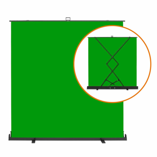 Walimex pro Roll-up Panel Hintergrund 210x220cm grün