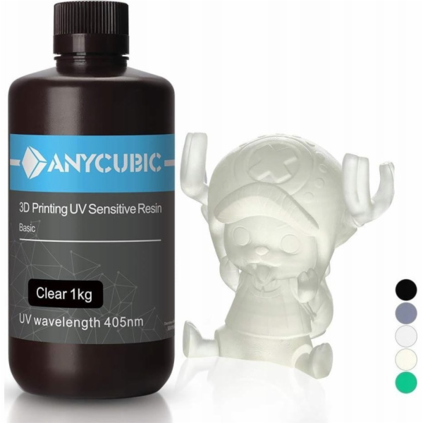 Anycubic UV pryskyřice - čirá - 1 kg