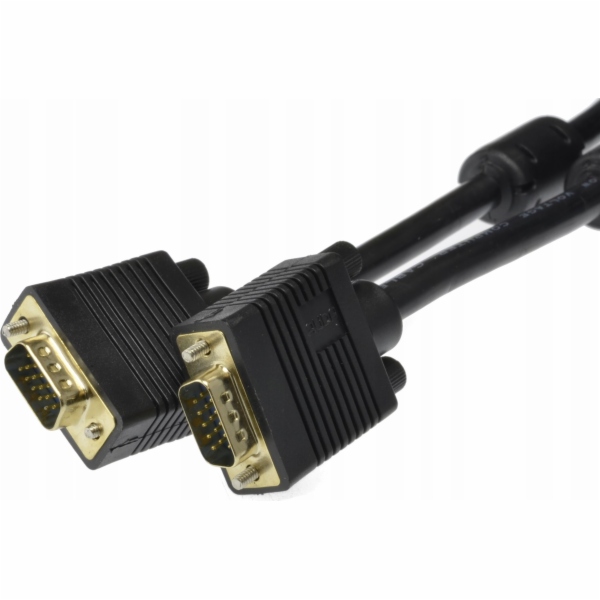 Pawonik Kabel D-Sub (VGA) - D-Sub (VGA) 20m černý