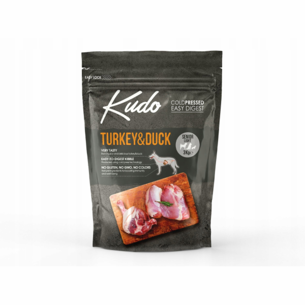 Caniwild Kudo krůta a kachna Senior/Light 3kg
