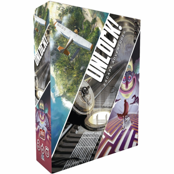 Asmodee Desková hra Unlock! Escape Adventures (dánská verze)