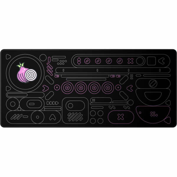 Dark Project Pad Onionite s tmavým vzorem XL (DPMP_ONIPAT...