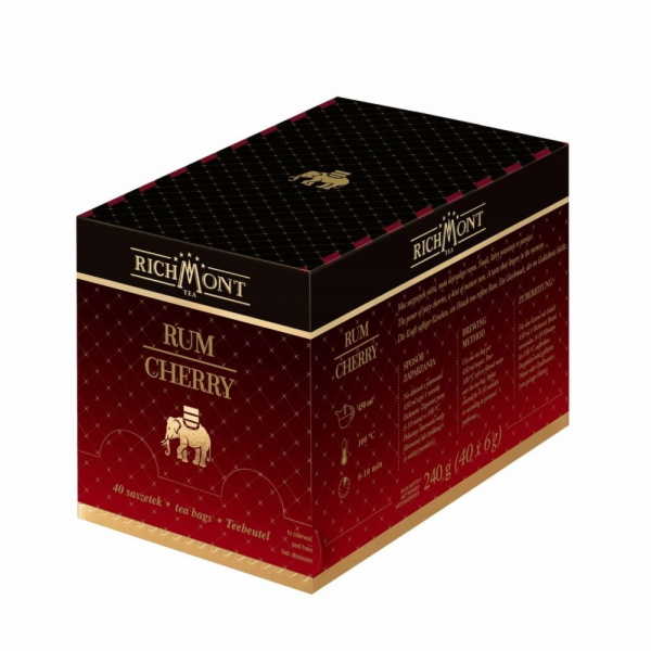 Richmont Rum Třešňový ovocný a bylinný čaj 40x6g
