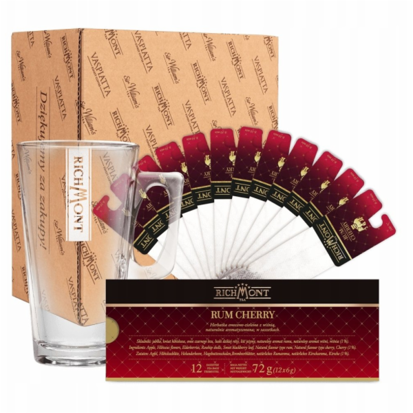 Richmont Rum Třešňový ovocný a bylinný čaj 12x6g