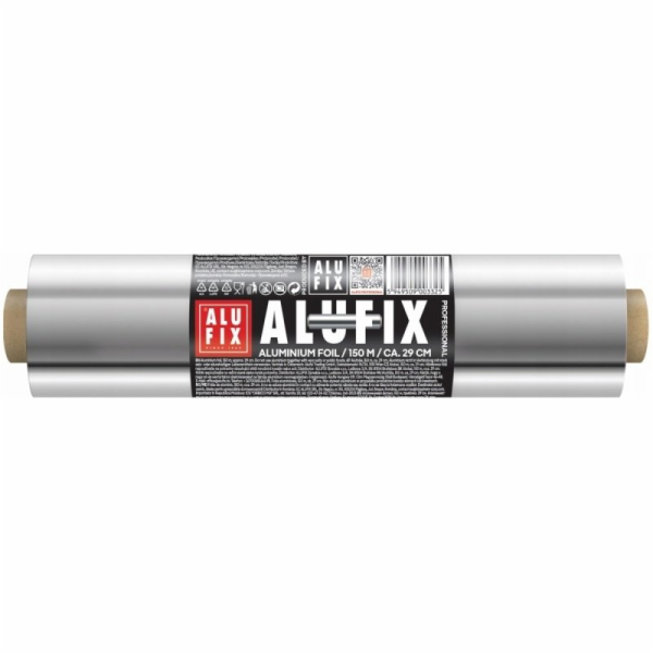 Alufix hliníková fólie, černá, standardní, 39 cm x 150 m