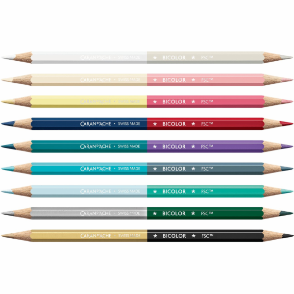 Caran d`Arche Pastelky XMAS25 Alpine Frost Bicolor, 9 ks,...