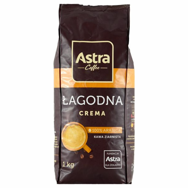 Astra Kávová zrna Mild Crema 1 kg