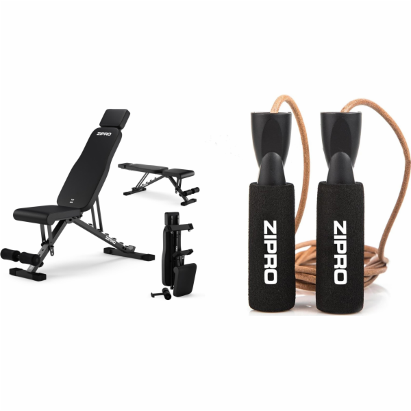 Zipro Cvičební lavice Zipro Grind + švihadlo Zipro