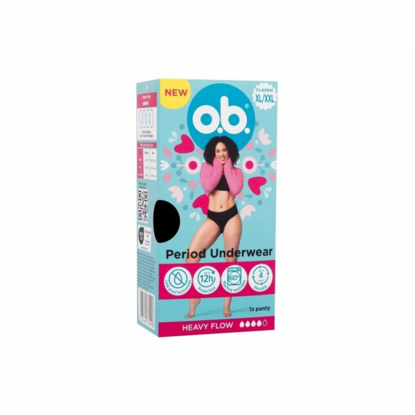 NoName Menstruační kalhotky OB_Klasické XL/XXL 1 ks.