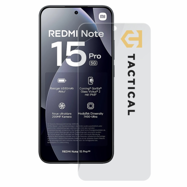 Tactical Glass Shield 2.5D sklo pro Xiaomi Redmi Note 15 ...