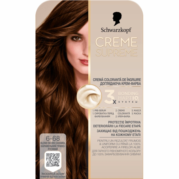Garnier Barva na vlasy SCHWARZKOPF Creme Supreme odstín 6...