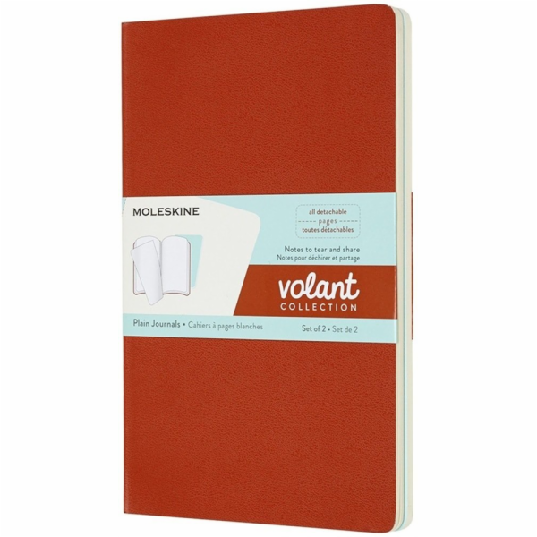 Moleskine Sada 2 zápisníků Volant, L, 13x21cm, bez potisk...