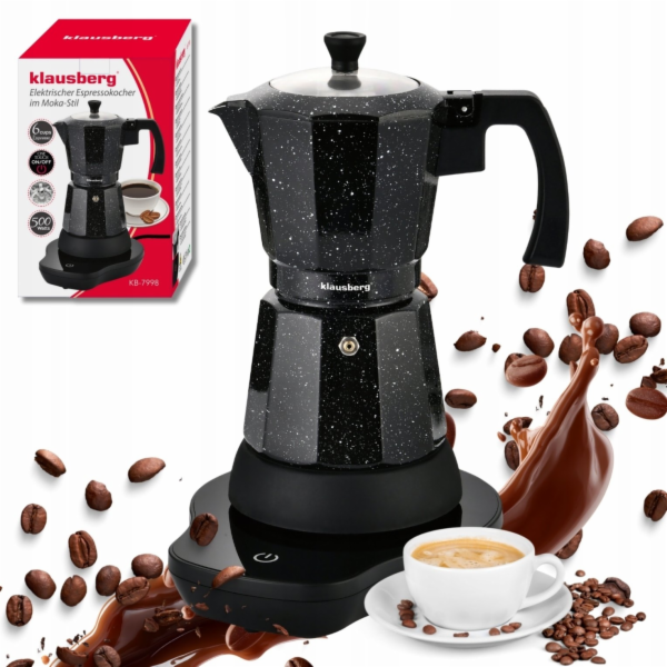 Klausberg ELEKTRICKÝ ESPRESSO VÝROBEK 300ML KB-7998 500W