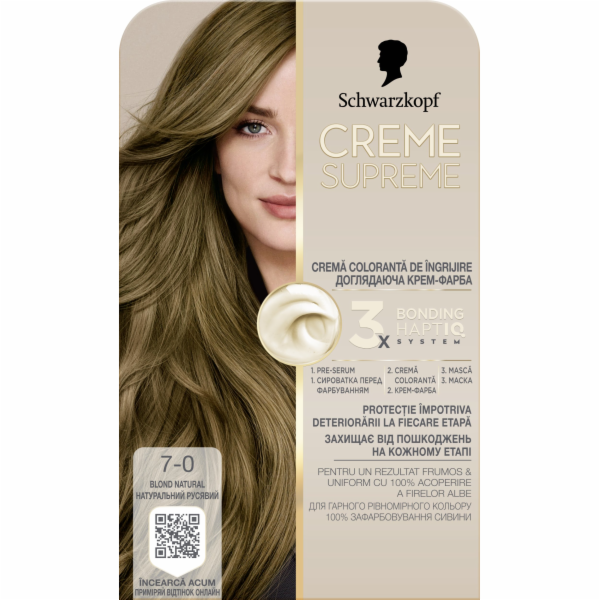 Garnier SCHWARZKOPF Creme Supreme barva na vlasy odstín 7...