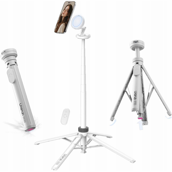 Ulanzi Selfie tyč, stativ 1,5 m, magnetický MagSafe telef...