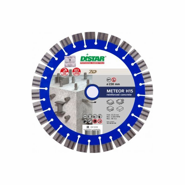 Di-Star DIAMANTOVÝ KOTOUČ 1A1RSS/C3-W 230x2.6/1.6x15x22.2...