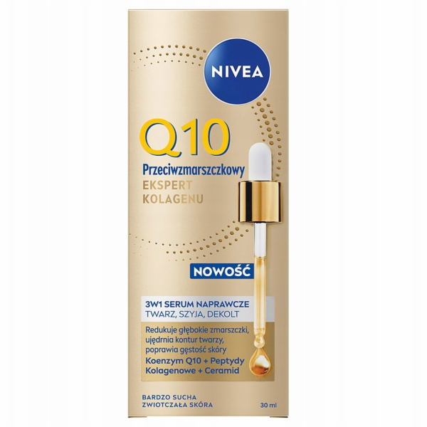 Nivea Q10 Anti-Wrinkle Collagen Expert Repair Serum na ob...