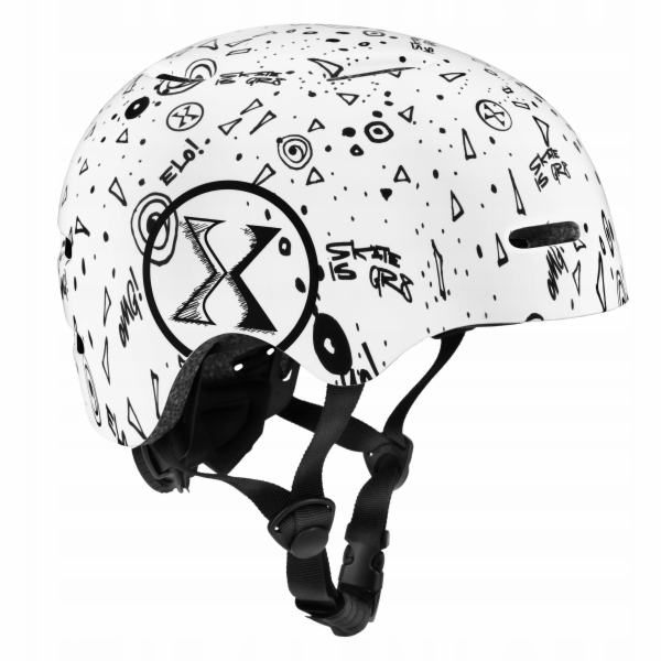 Nils Extreme MT311 BÍLÁ PŘILBA L (58-61 CM)